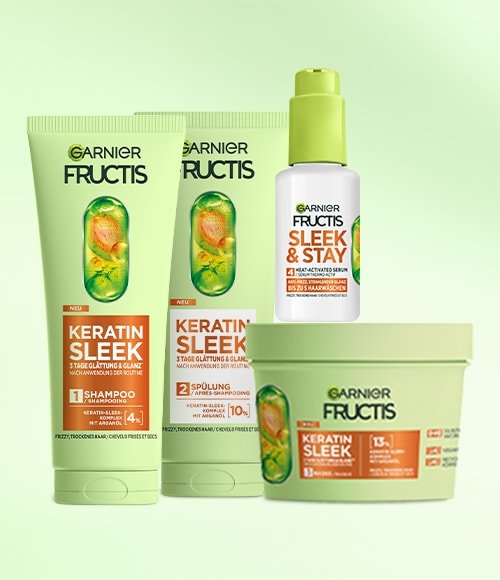250204 Garnier Fructis Keratin Sleek Productline 500x580px